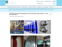 Tablet Screenshot of glassandglass.com